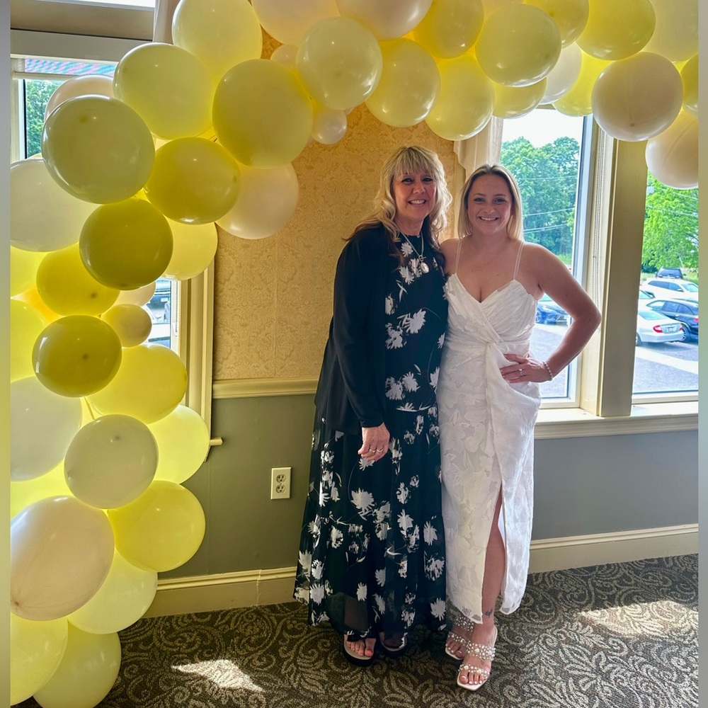 White midi dress from VICI